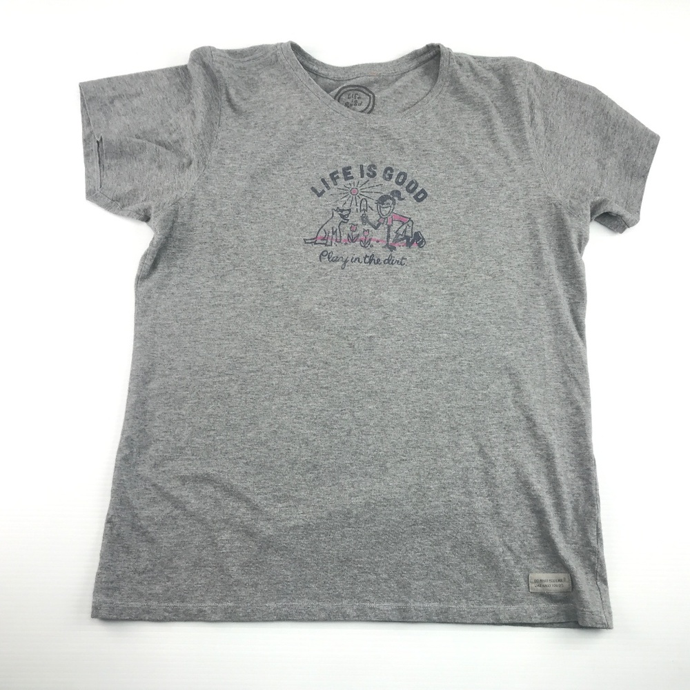 Life is Good  Play In The Dirt  Classic Fit Tee